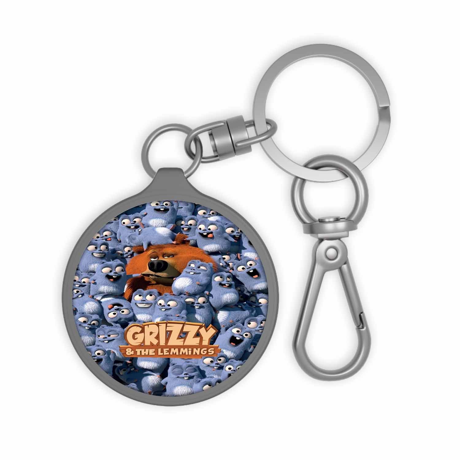 Blackdop Grizzy and The Lemmings Keyring Tag