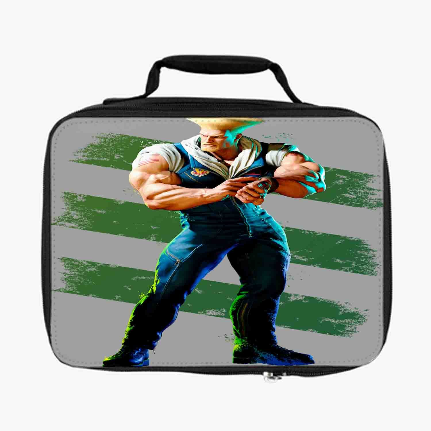 Blackdop Guile Street Fighter 6 Lunch Bag