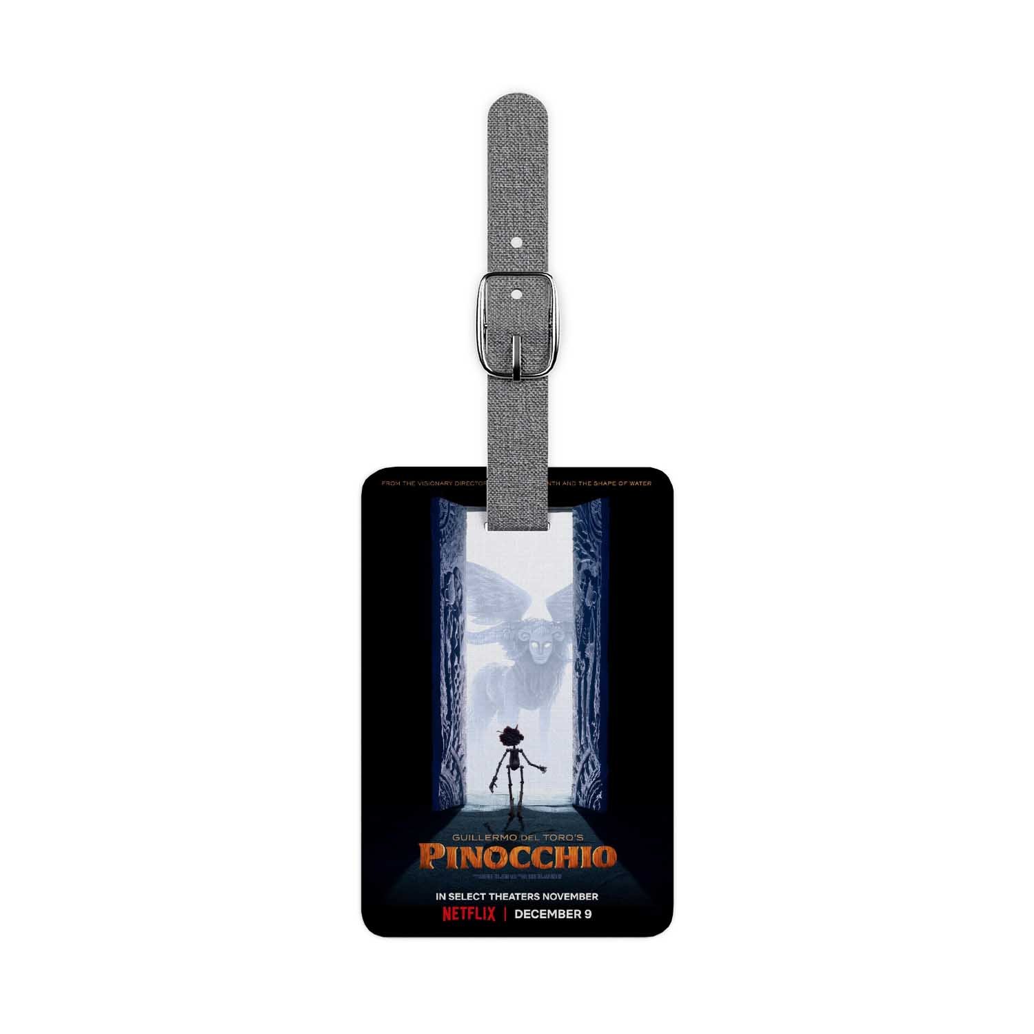 Blackdop Guillermo del Toros Pinocchio Luggage Tag