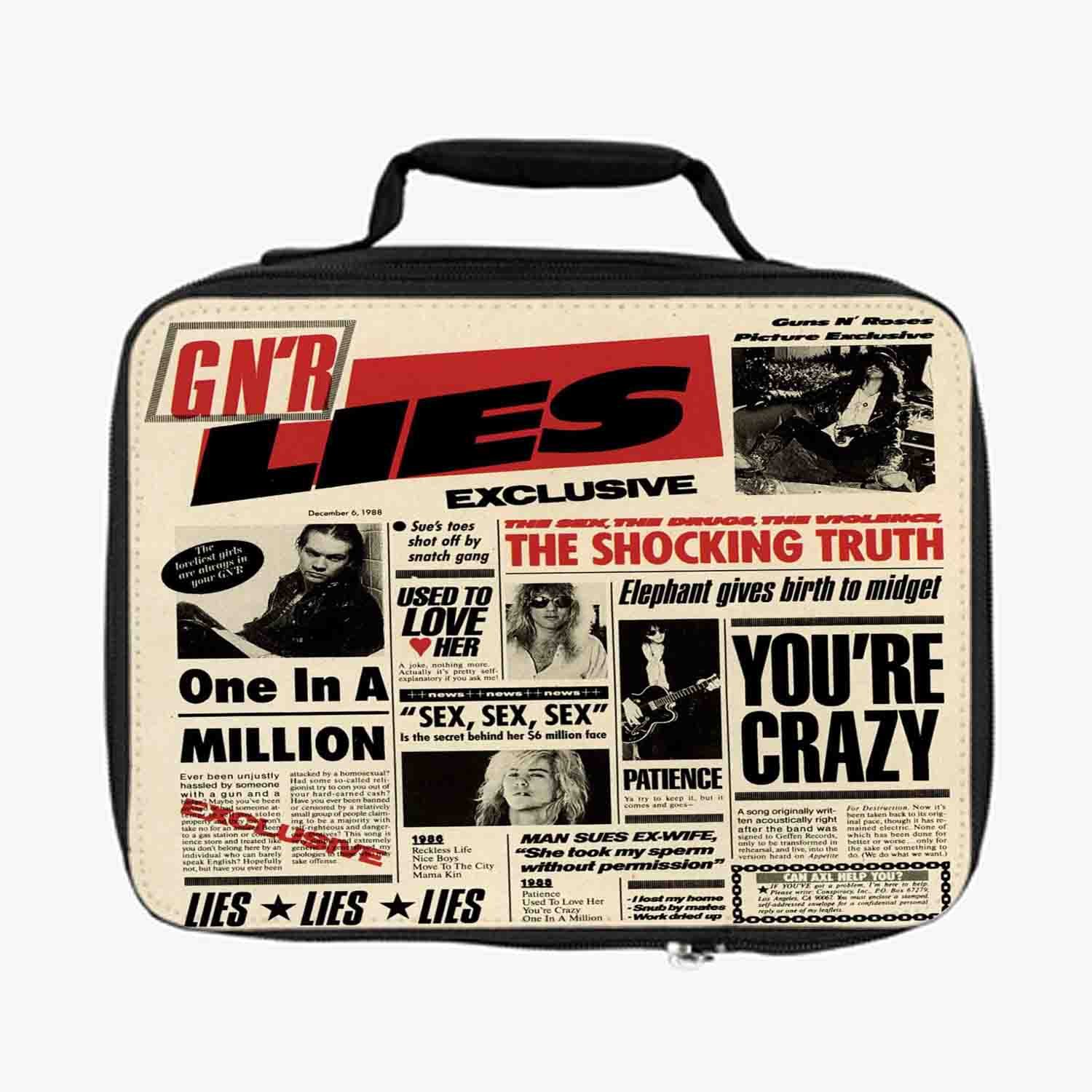 Blackdop Guns N Roses G N R Lies 1988 Lunch Bag