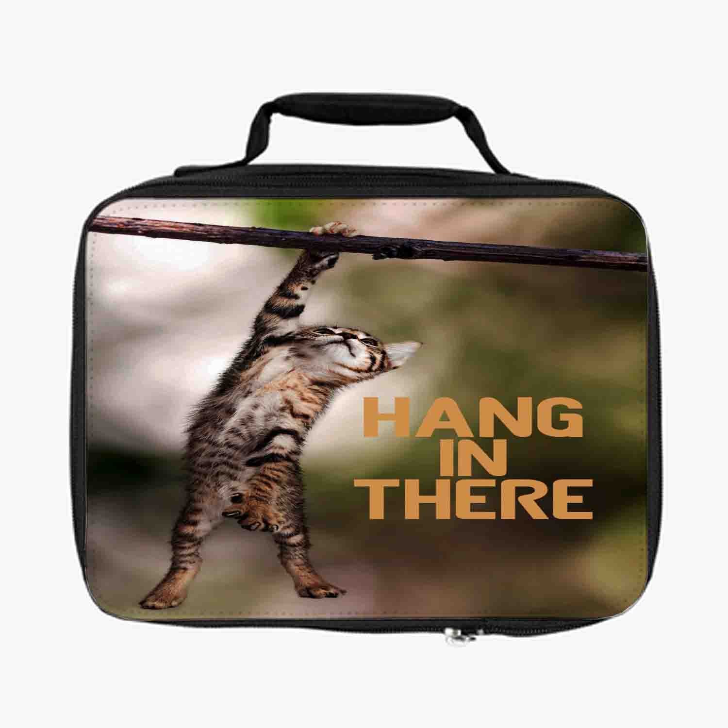 Blackdop Hang In There Cat Lunch Bag