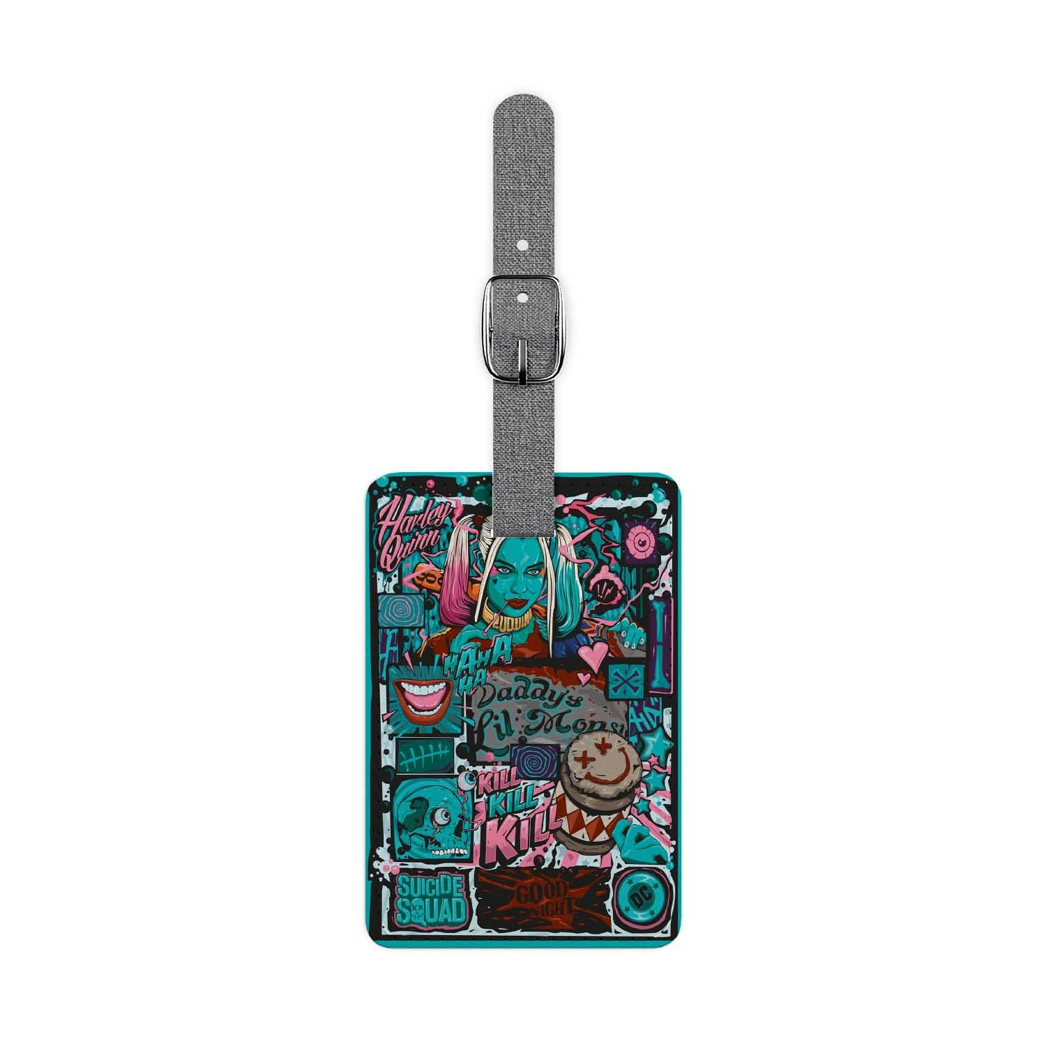 Blackdop Harley Quinn Suicide Squad Art Luggage Tag