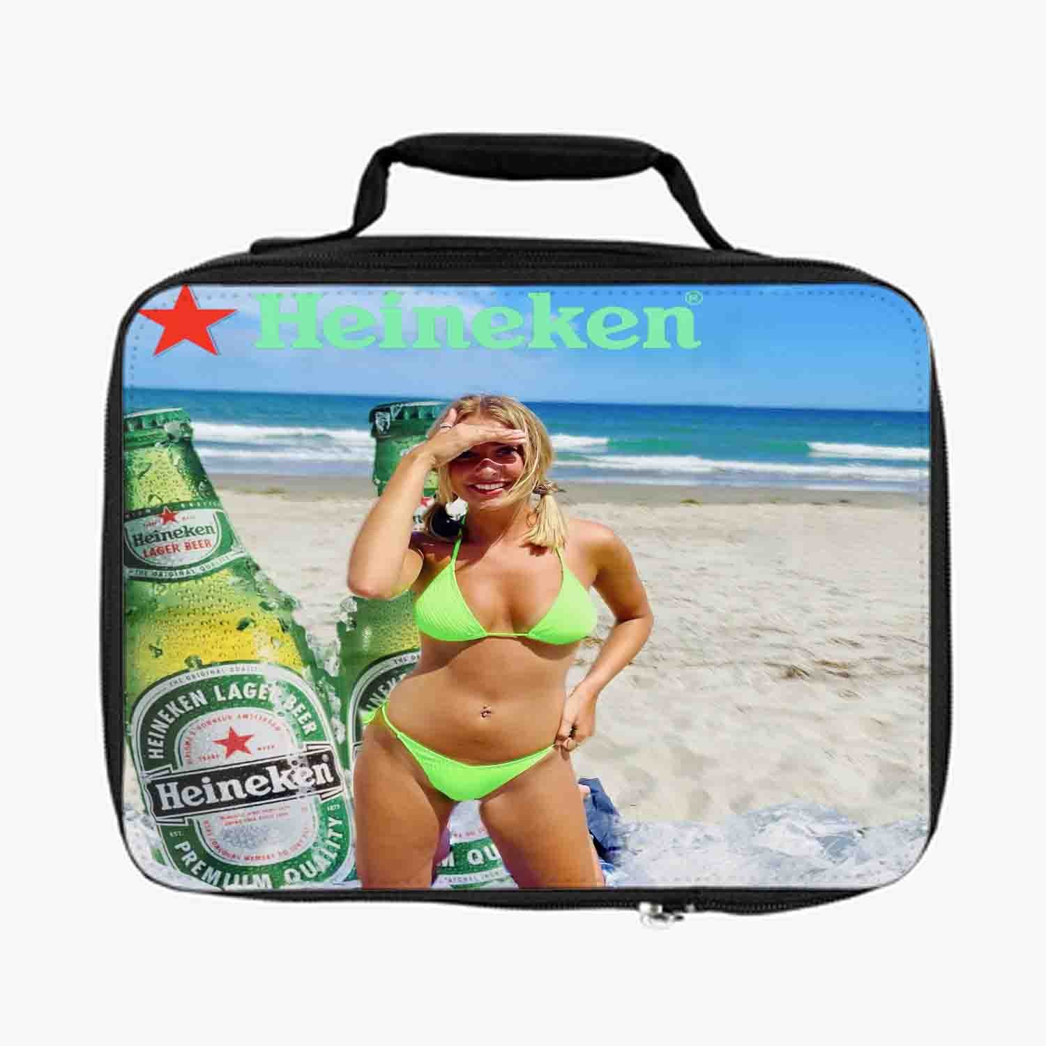 Blackdop Heineken Beer Poster Lunch Bag
