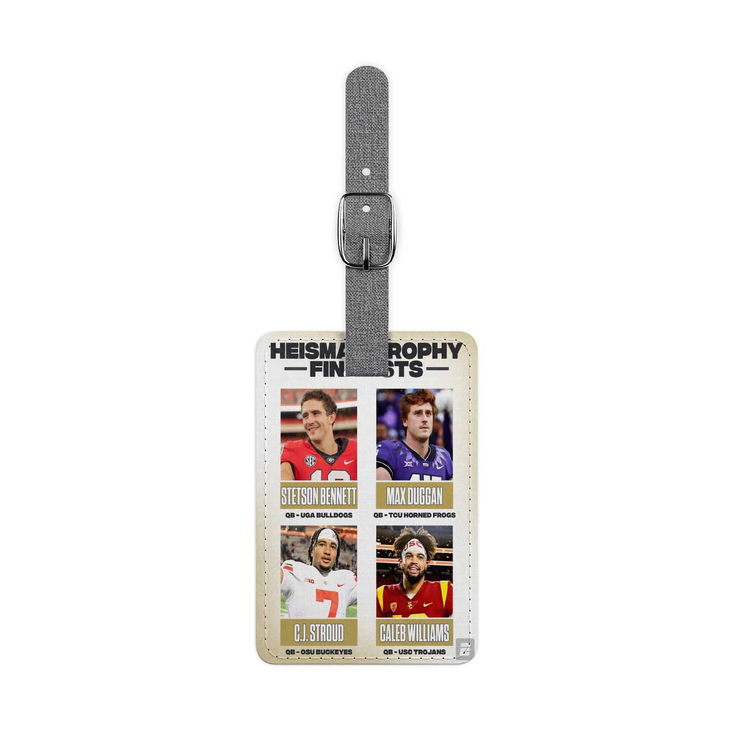 Blackdop Heisman Finalist Trophy Luggage Tag
