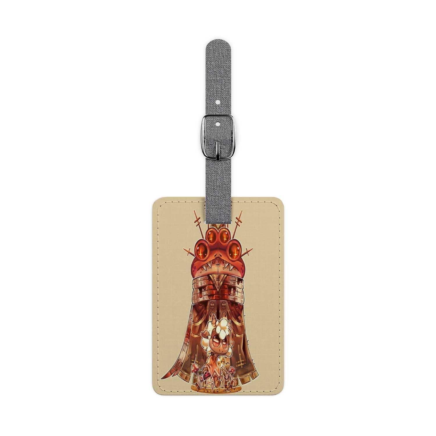 Blackdop Heket Cult of the Lamb Luggage Tag