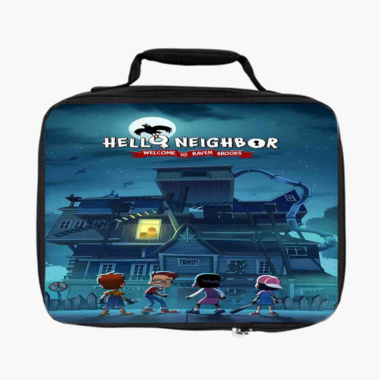 Blackdop Hello Neighbor Welcome to Raven Brooks Lunch Bag