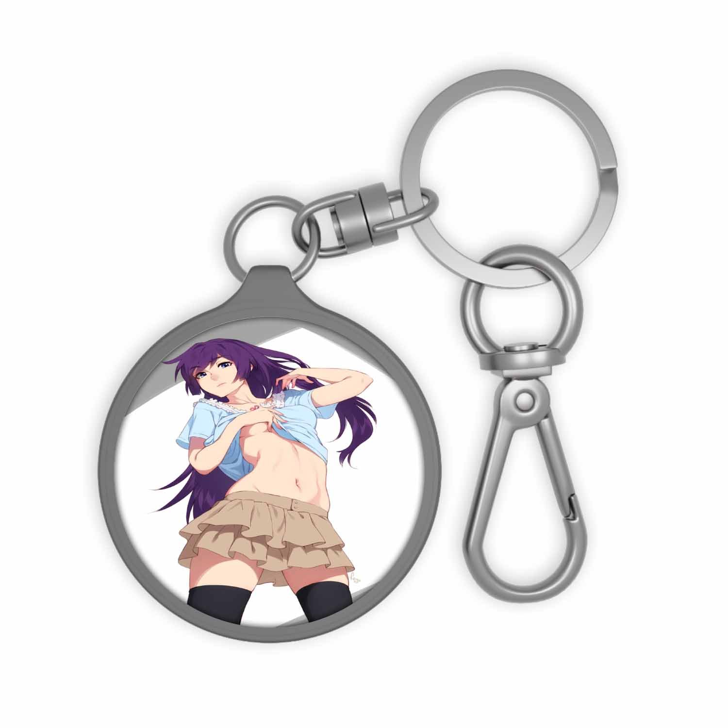 Blackdop Hitagi Senjougahara Keyring Tag