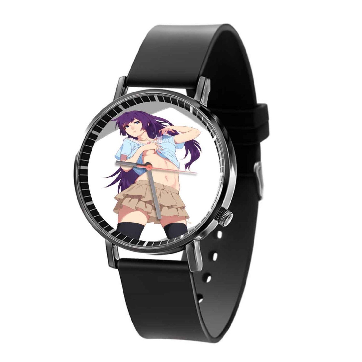Blackdop Hitagi Senjougahara Quartz Watch