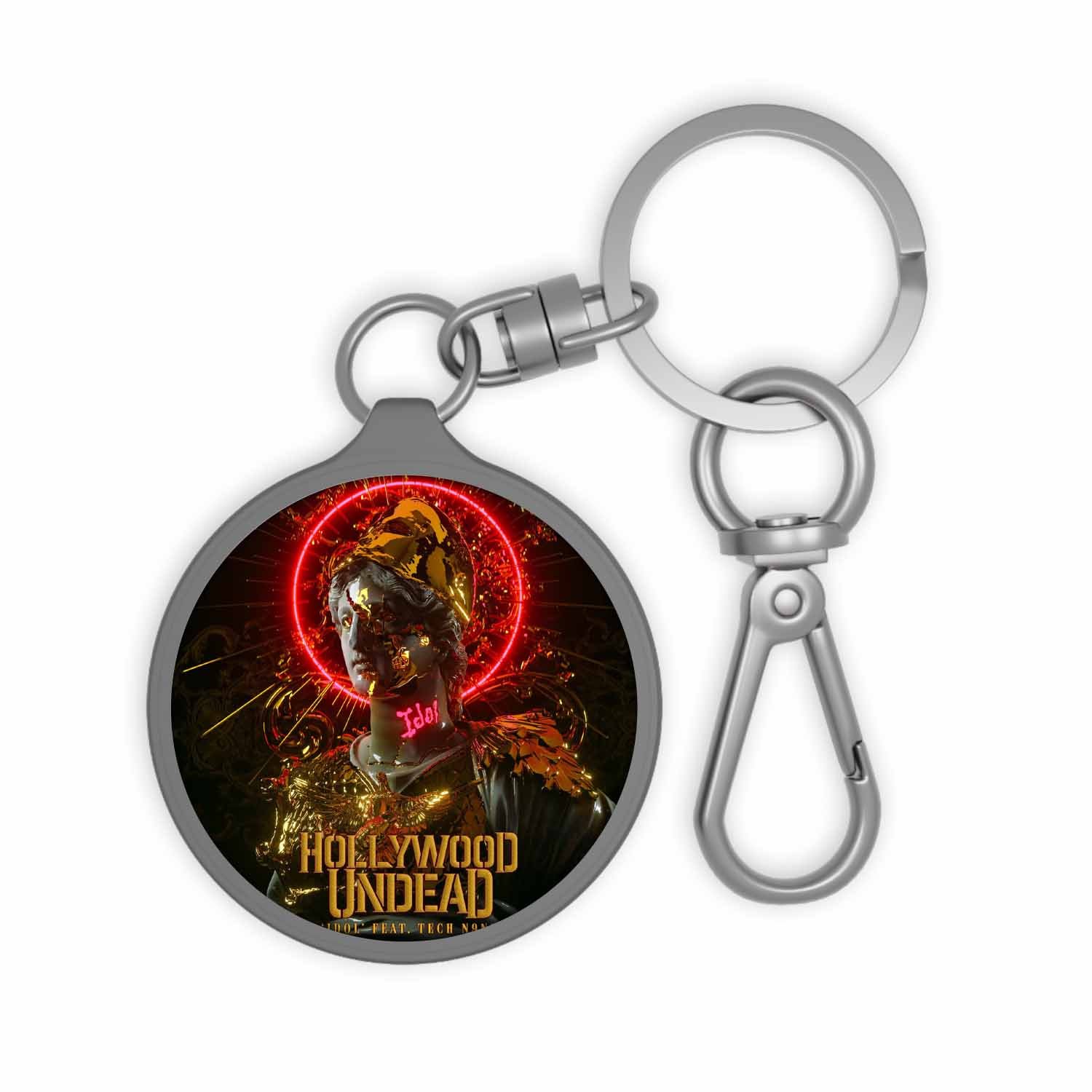 Blackdop Hollywood Undead Idol Feat Tech N9NE Keyring Tag