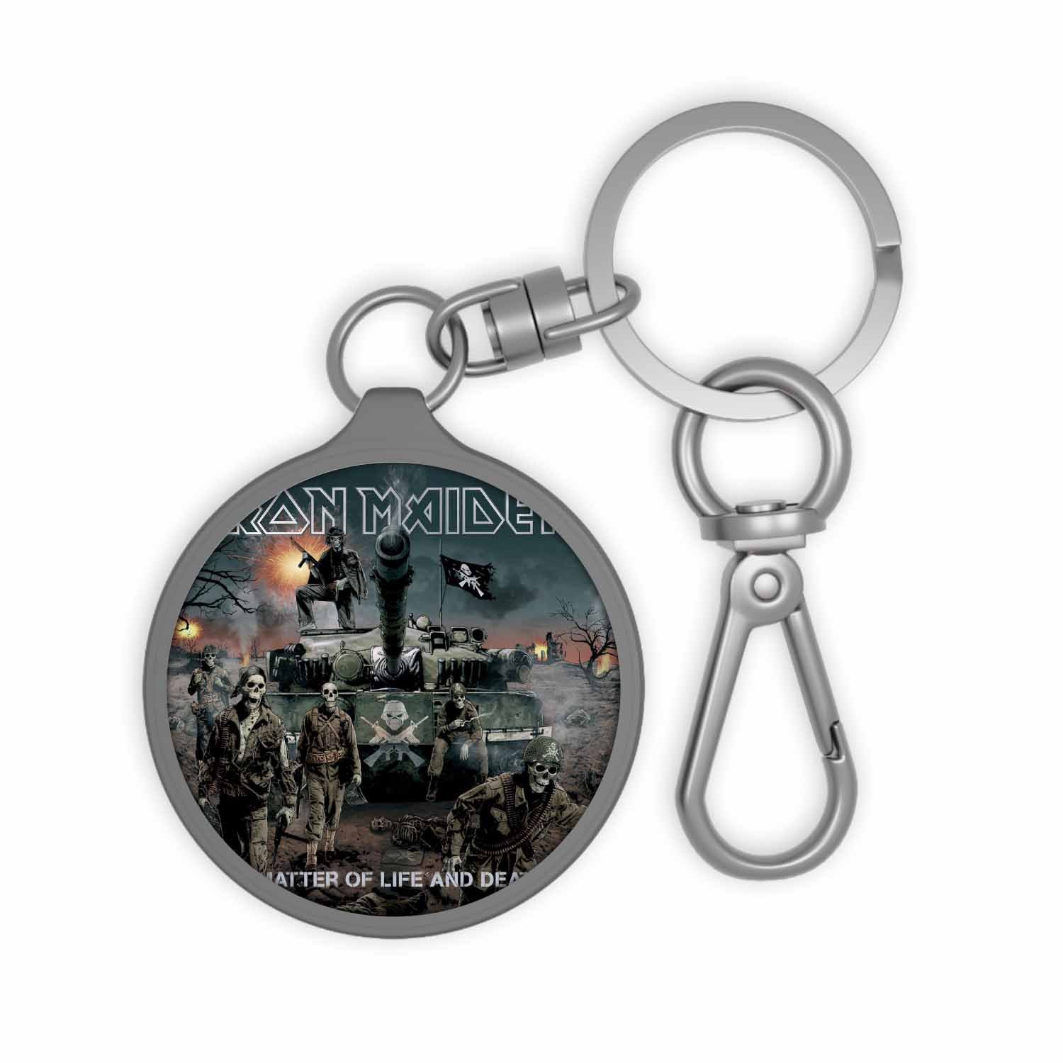Blackdop Iron Maiden A Matter of Life and Death 2006 Keyring Tag