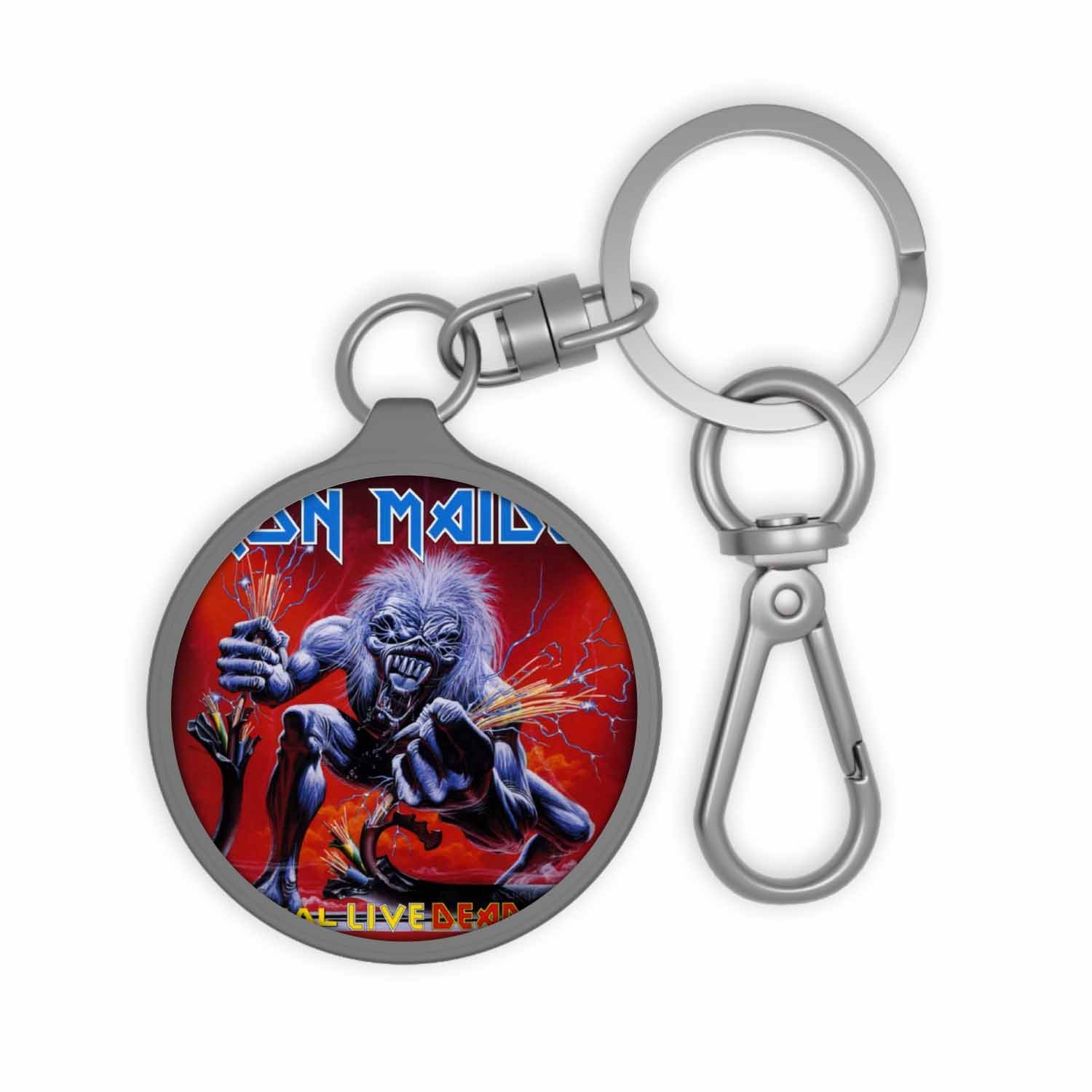 Blackdop Iron Maiden A Real Live Dead One 1998 Keyring Tag