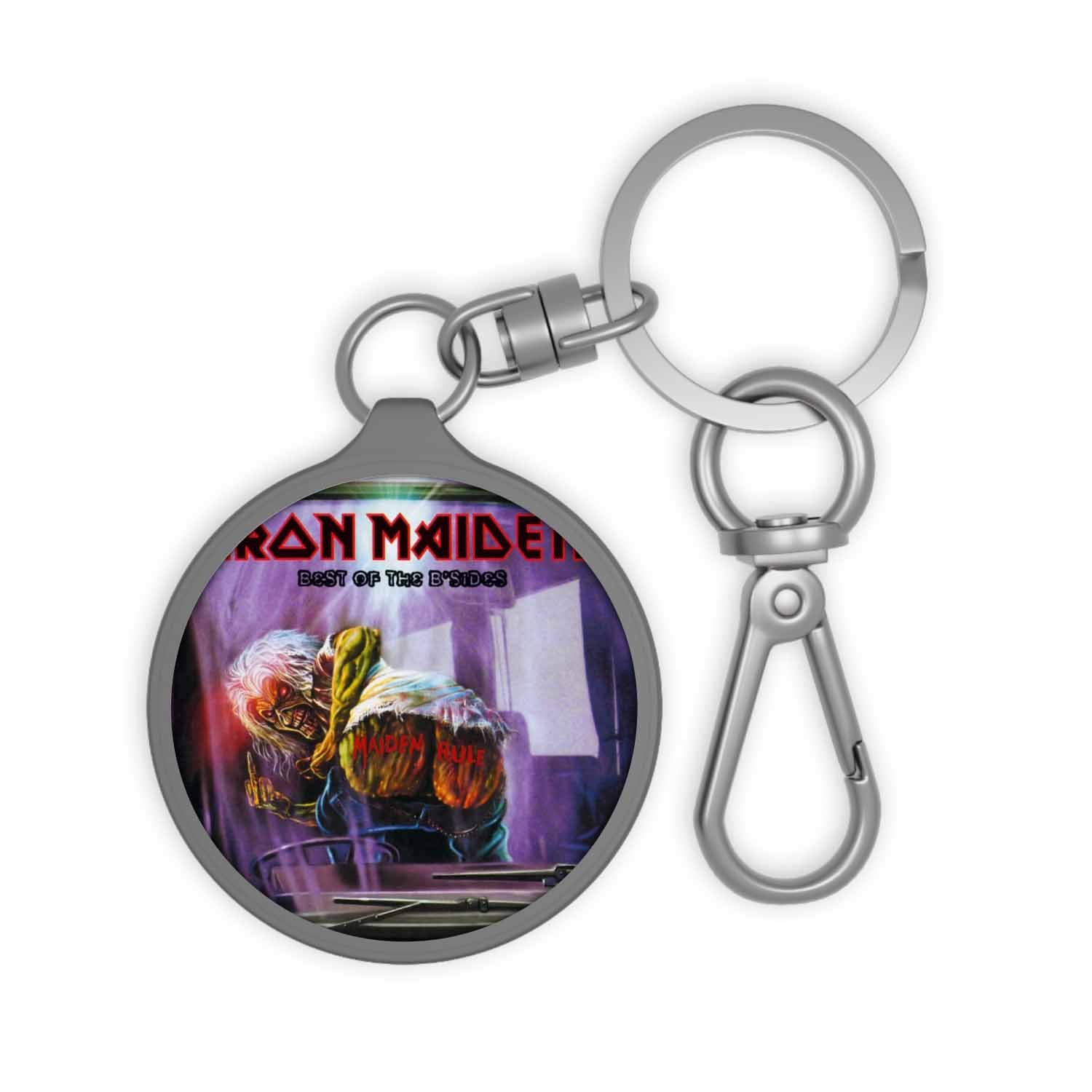 Blackdop Iron Maiden B Sides and Rarities Keyring Tag