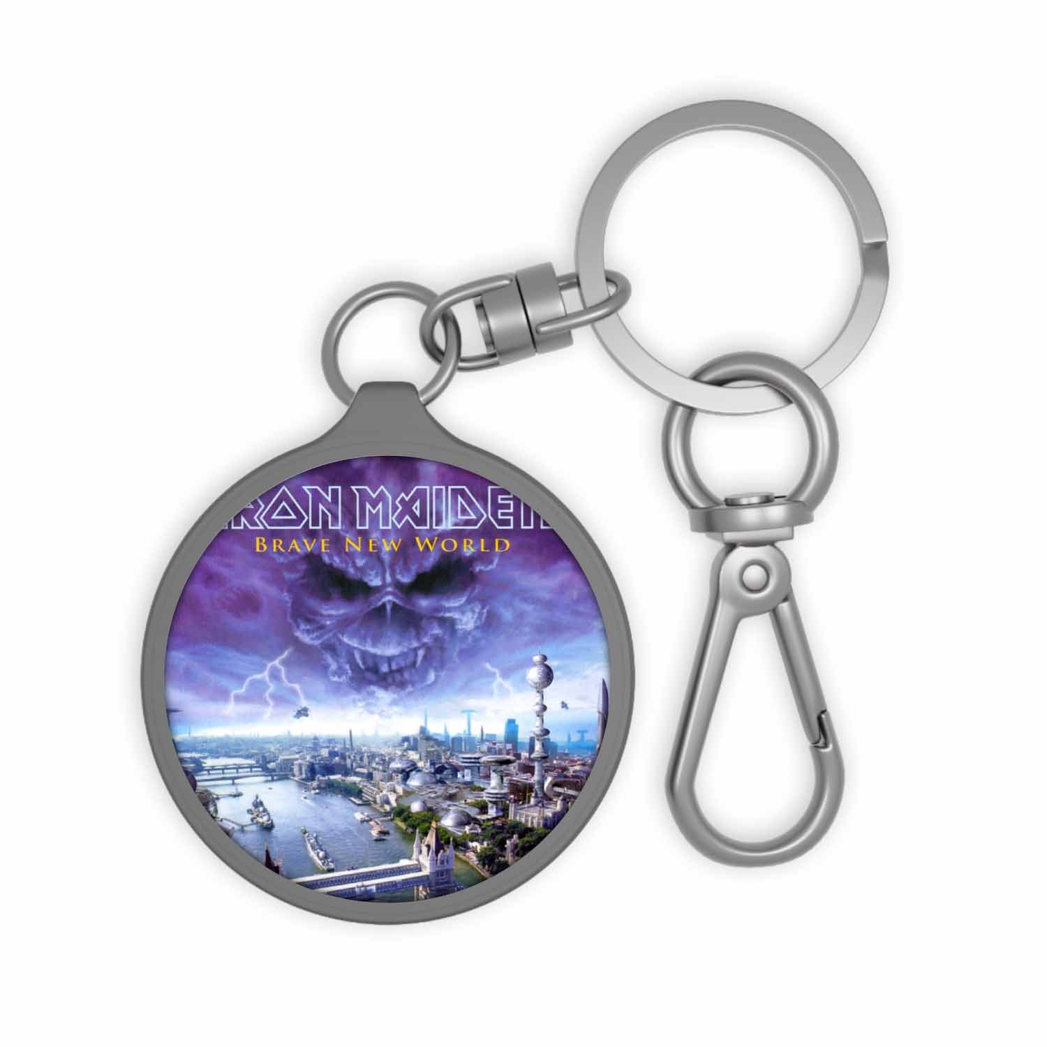 Blackdop Iron Maiden Brave New World 2000 Keyring Tag