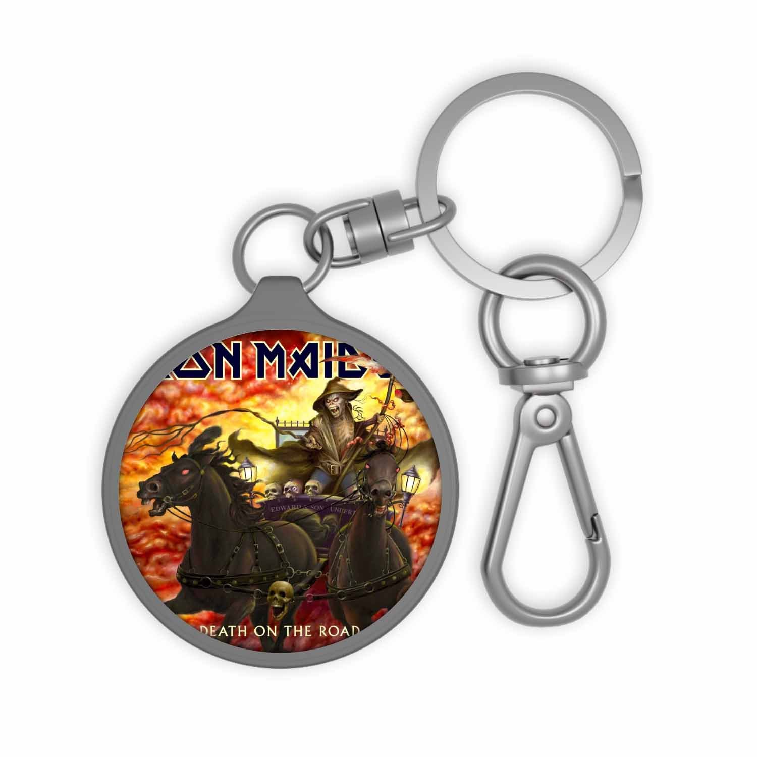 Blackdop Iron Maiden Death on the Road 2005 Keyring Tag