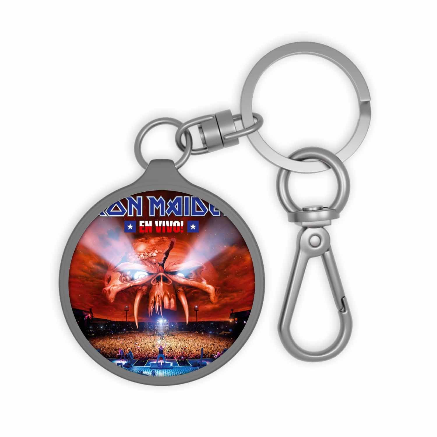 Blackdop Iron Maiden En Vivo 2012 Keyring Tag
