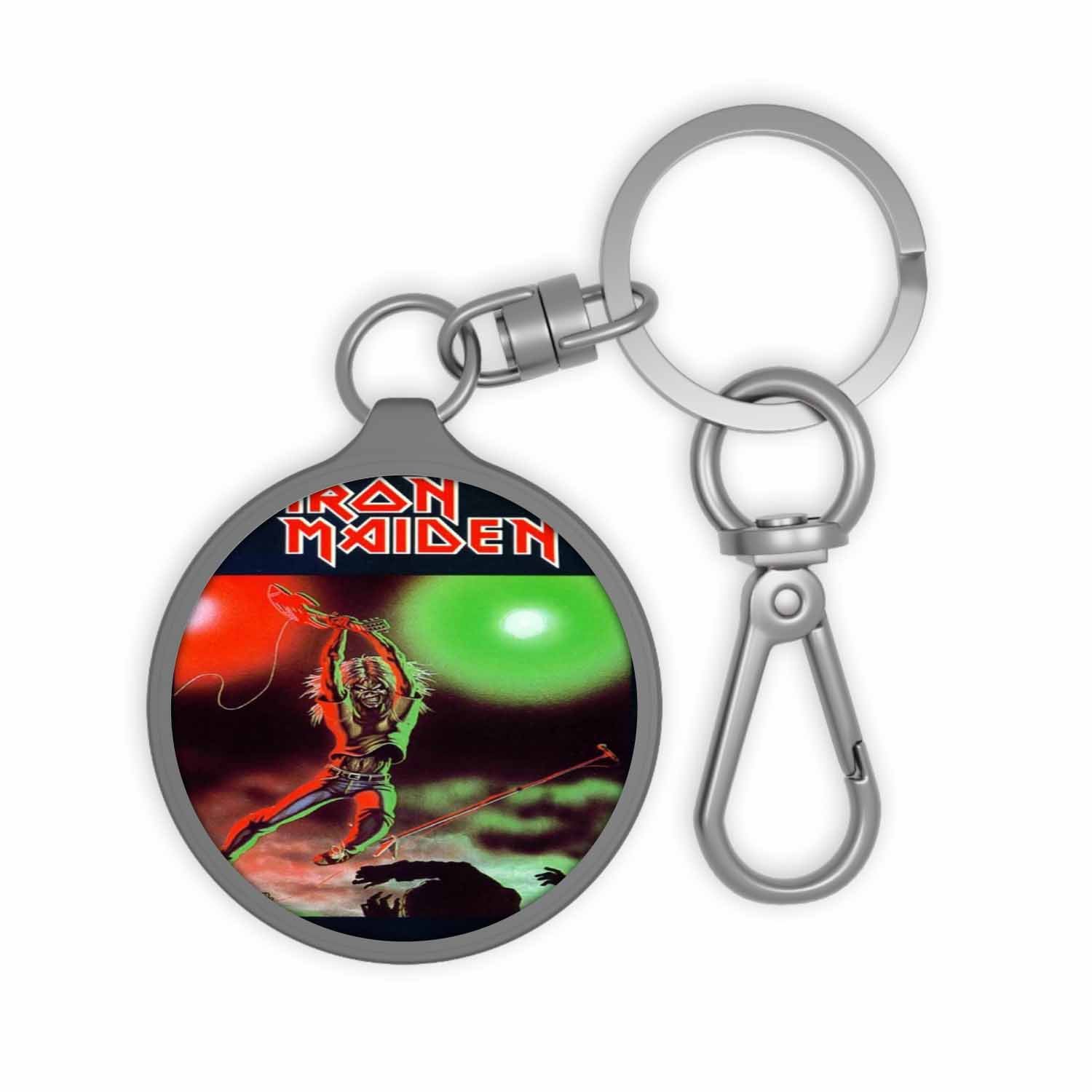 Blackdop Iron Maiden Live at The Rainbow 1981 Keyring Tag