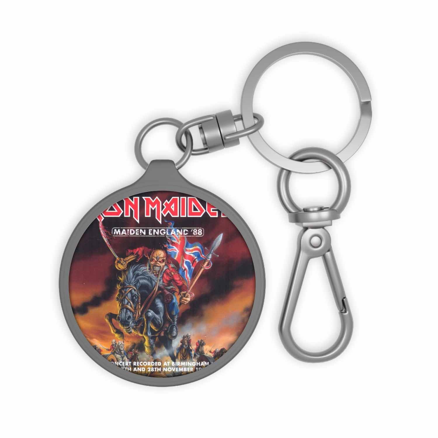Blackdop Iron Maiden Maiden England 1989 Keyring Tag