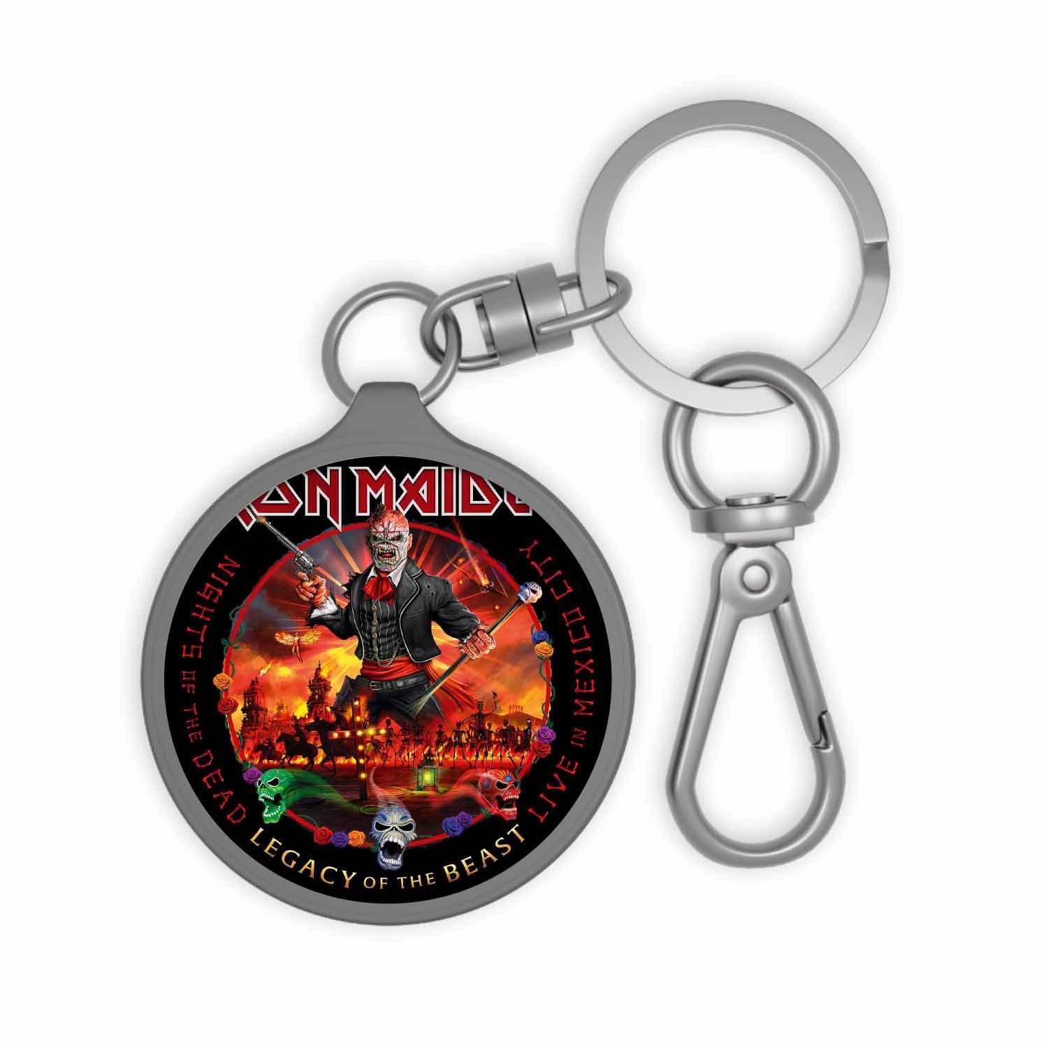 Blackdop Iron Maiden Nights of the Dead Legacy of the Beast Mexico City Keyring Tag