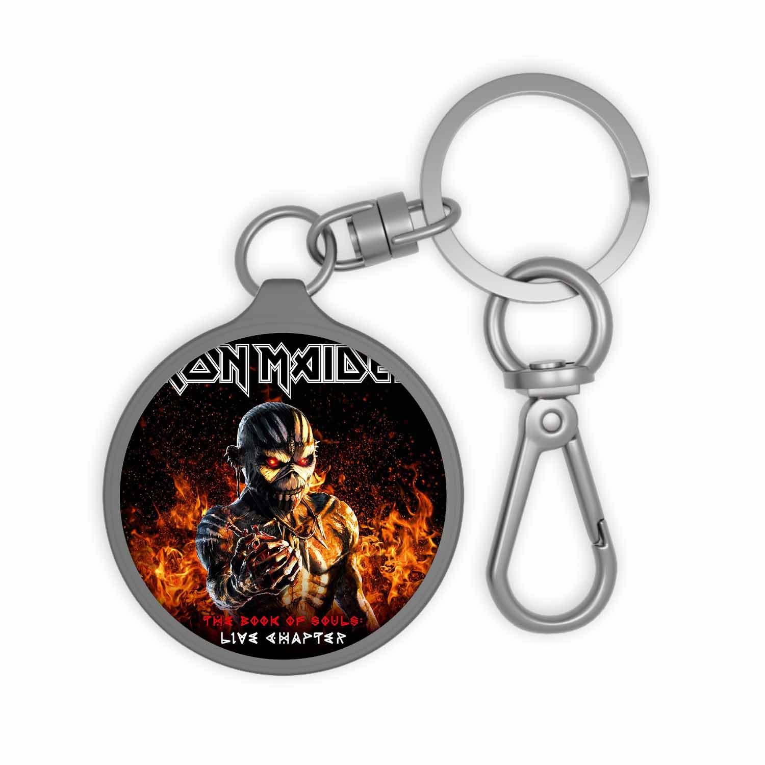 Blackdop Iron Maiden The Book of Souls 2015 Keyring Tag