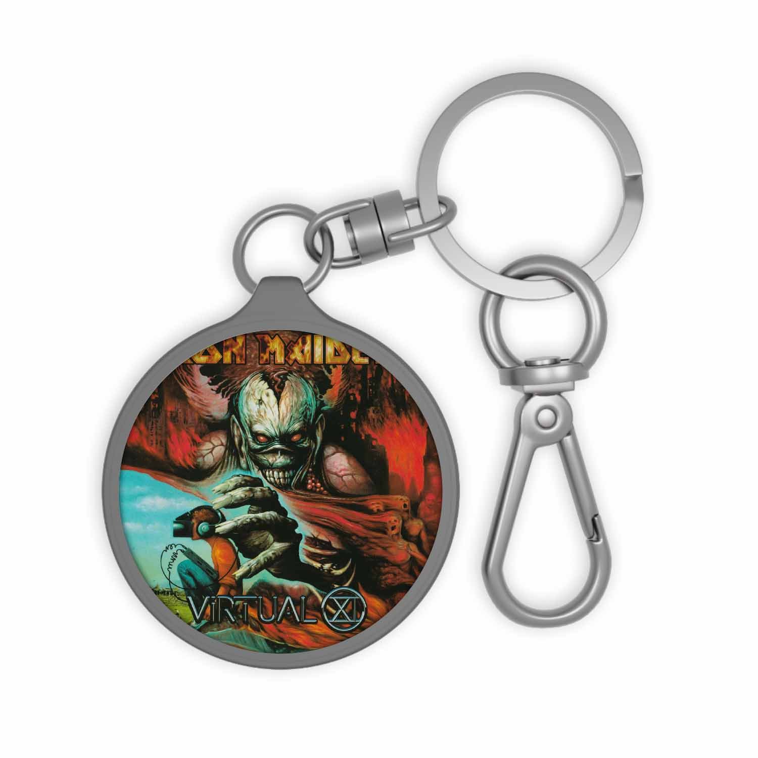 Blackdop Iron Maiden Virtual XI 1998 Keyring Tag