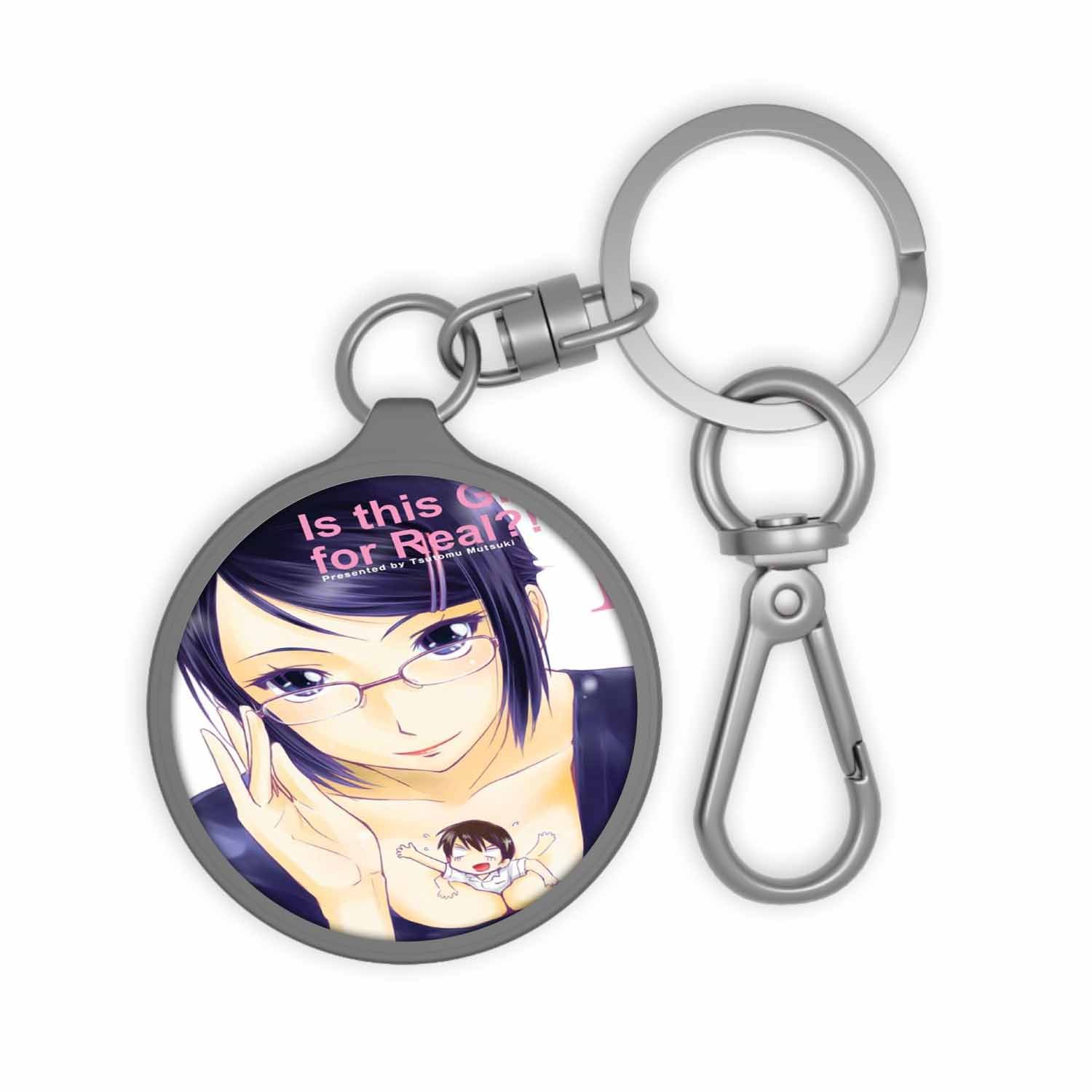 Blackdop Is this Girl for Real Keyring Tag