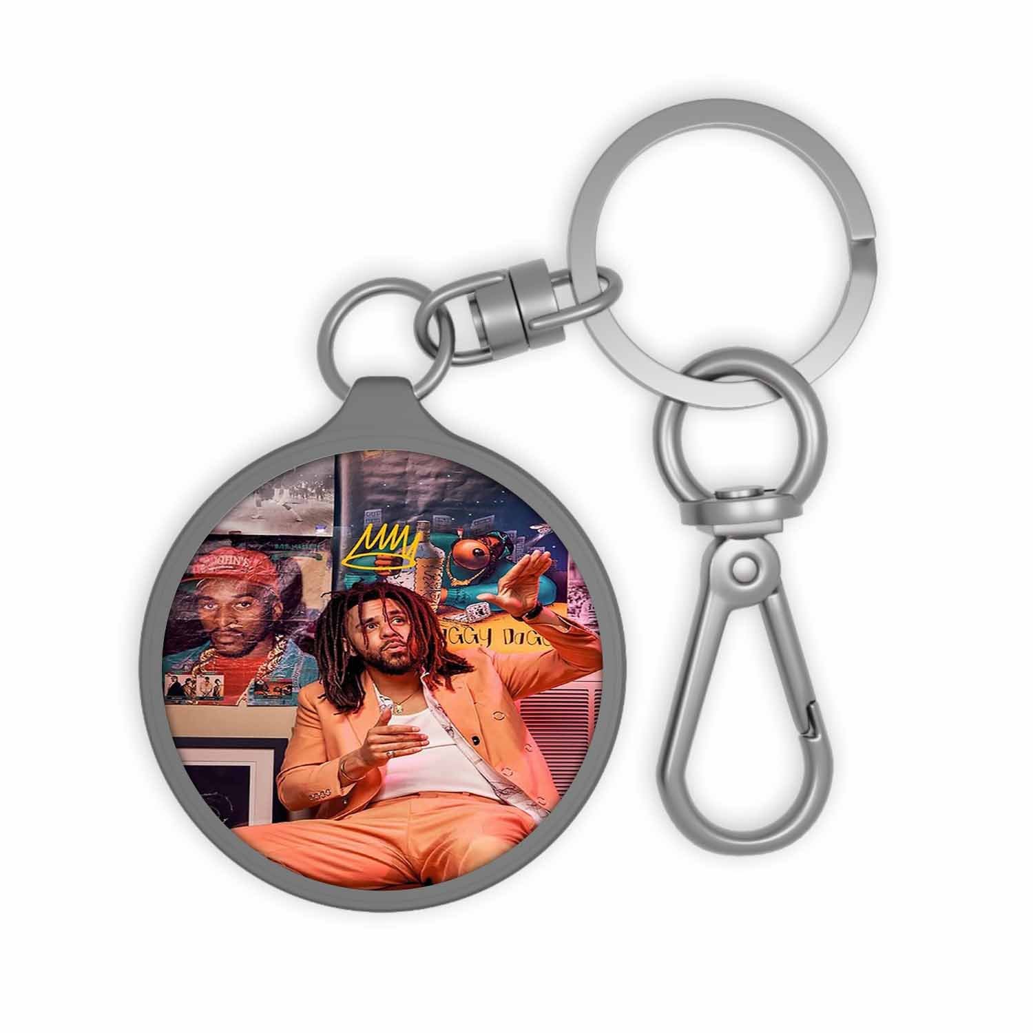 Blackdop J Cole Crown Keyring Tag