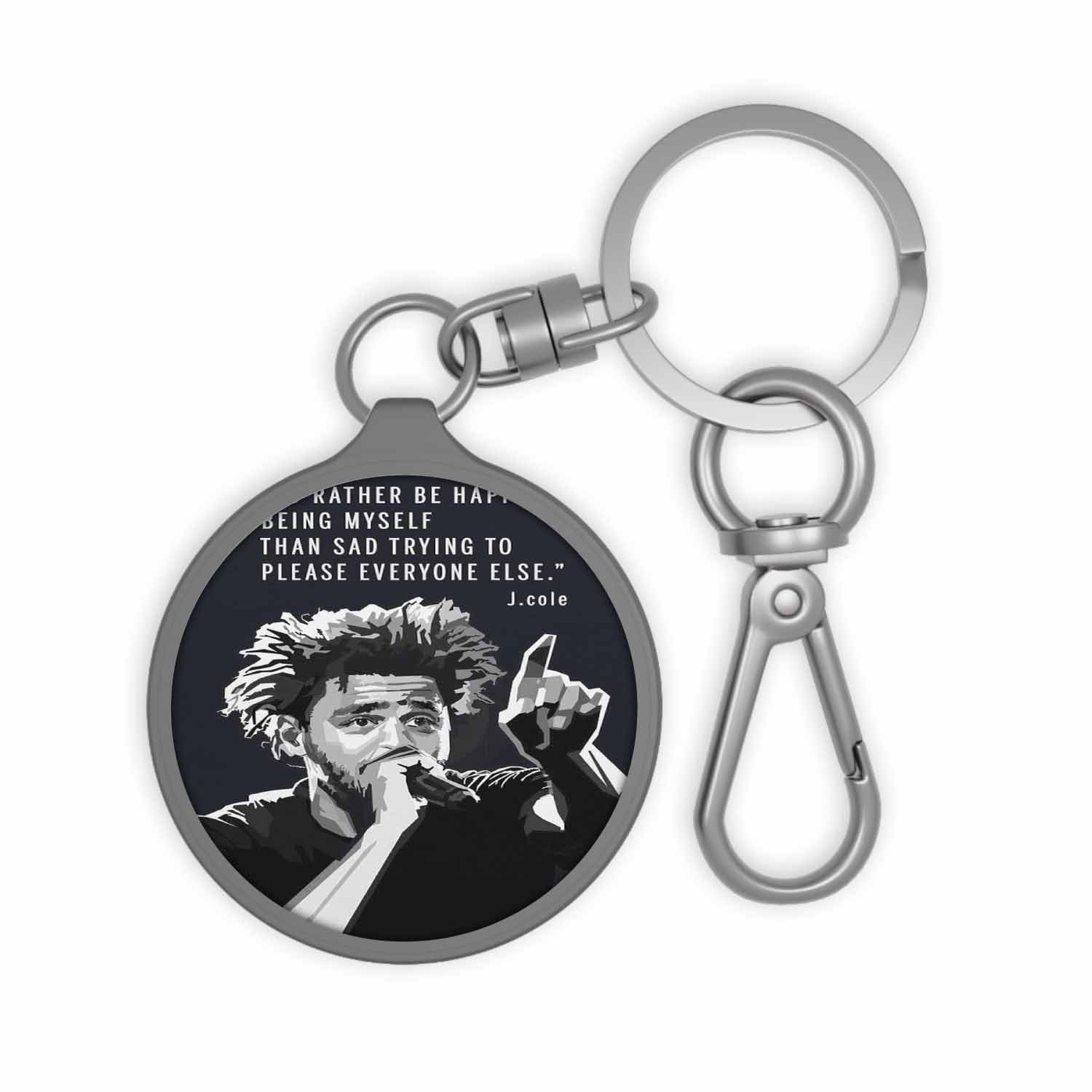 Blackdop J Cole Quotes Keyring Tag