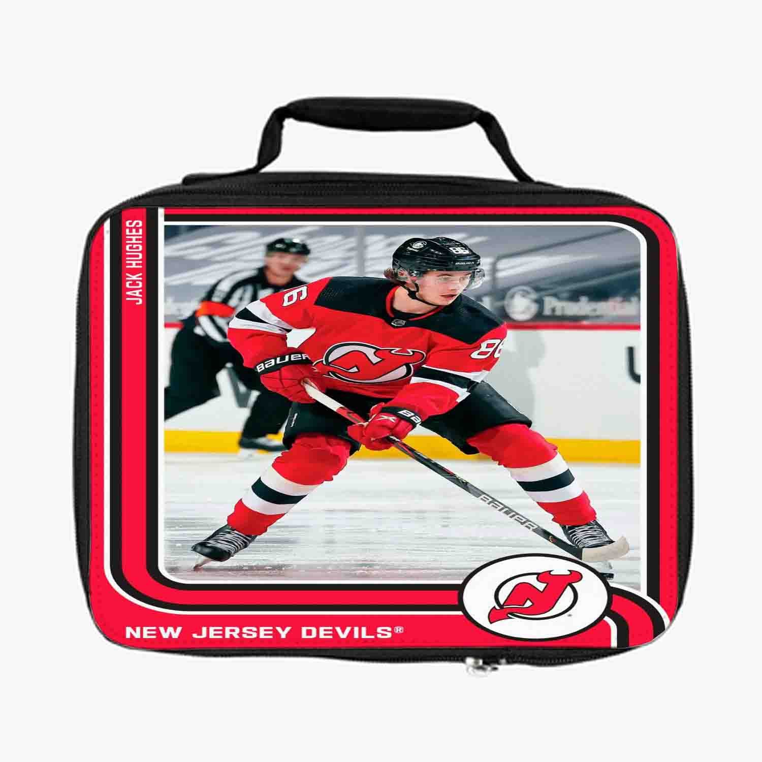 Blackdop Jack Hughes New Jersey Devils Lunch Bag