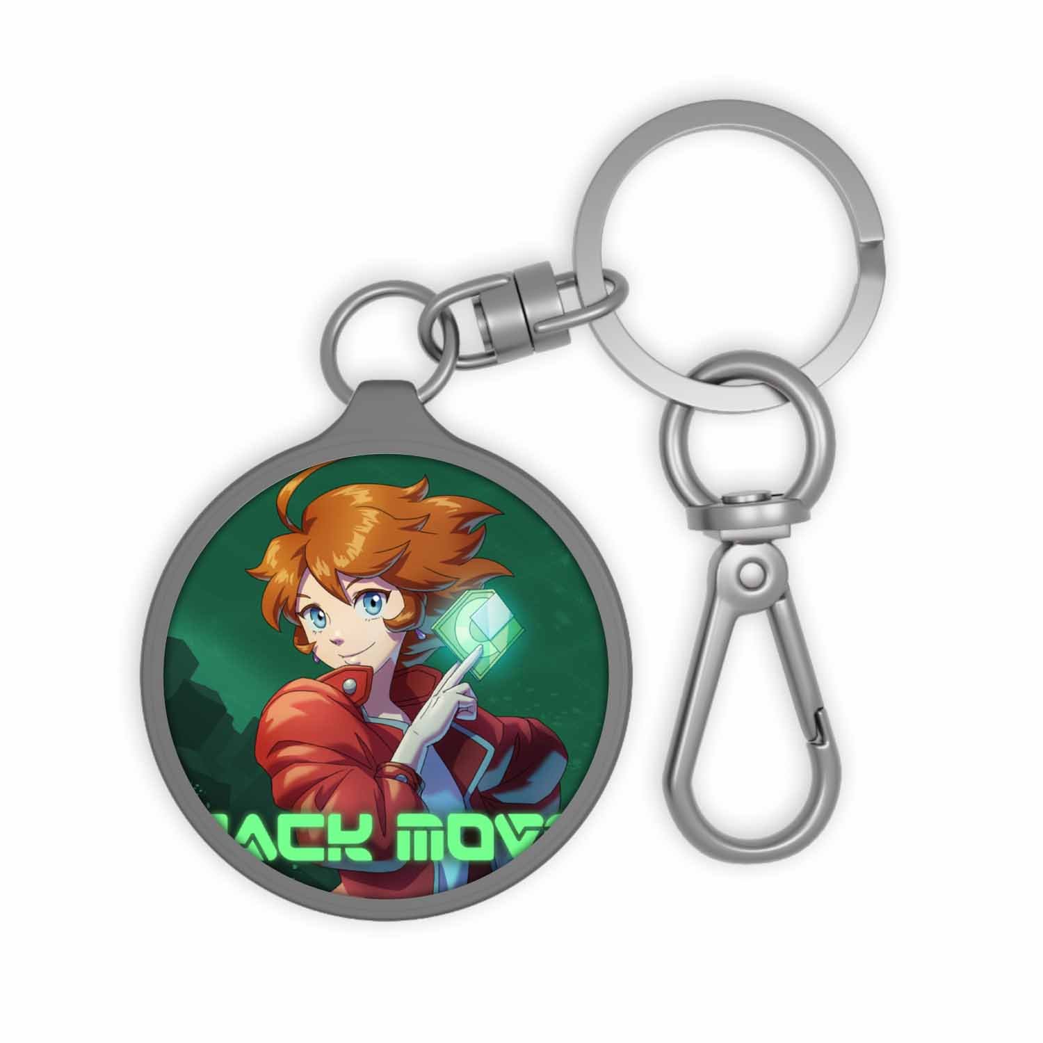Blackdop Jack Move Keyring Tag