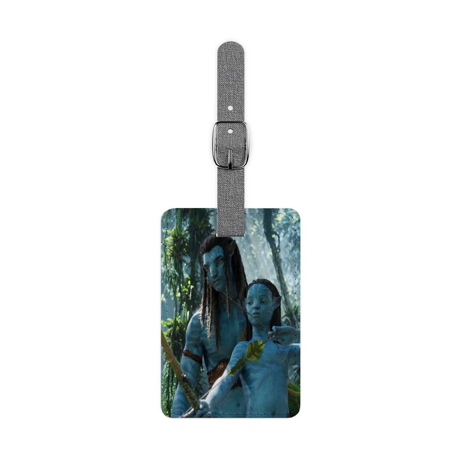 Blackdop Jake and Neytiri Avatar The Way of Water Luggage Tag