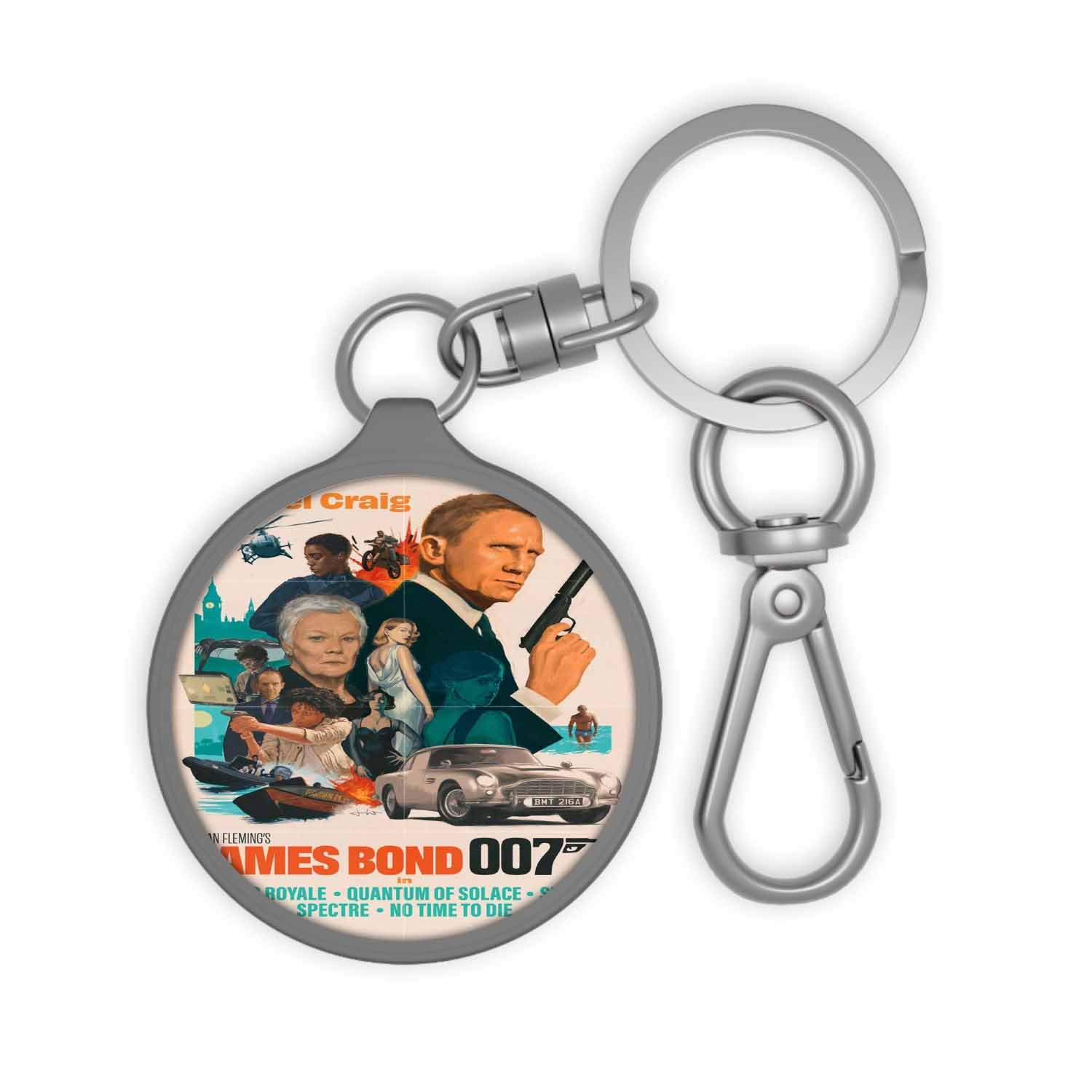 Blackdop James Bond 007 Vintage Keyring Tag