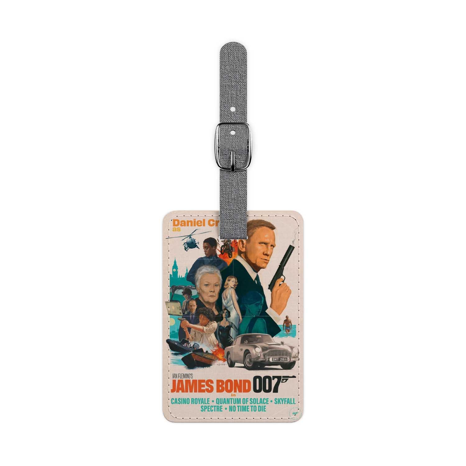 Blackdop James Bond 007 Vintage Luggage Tag
