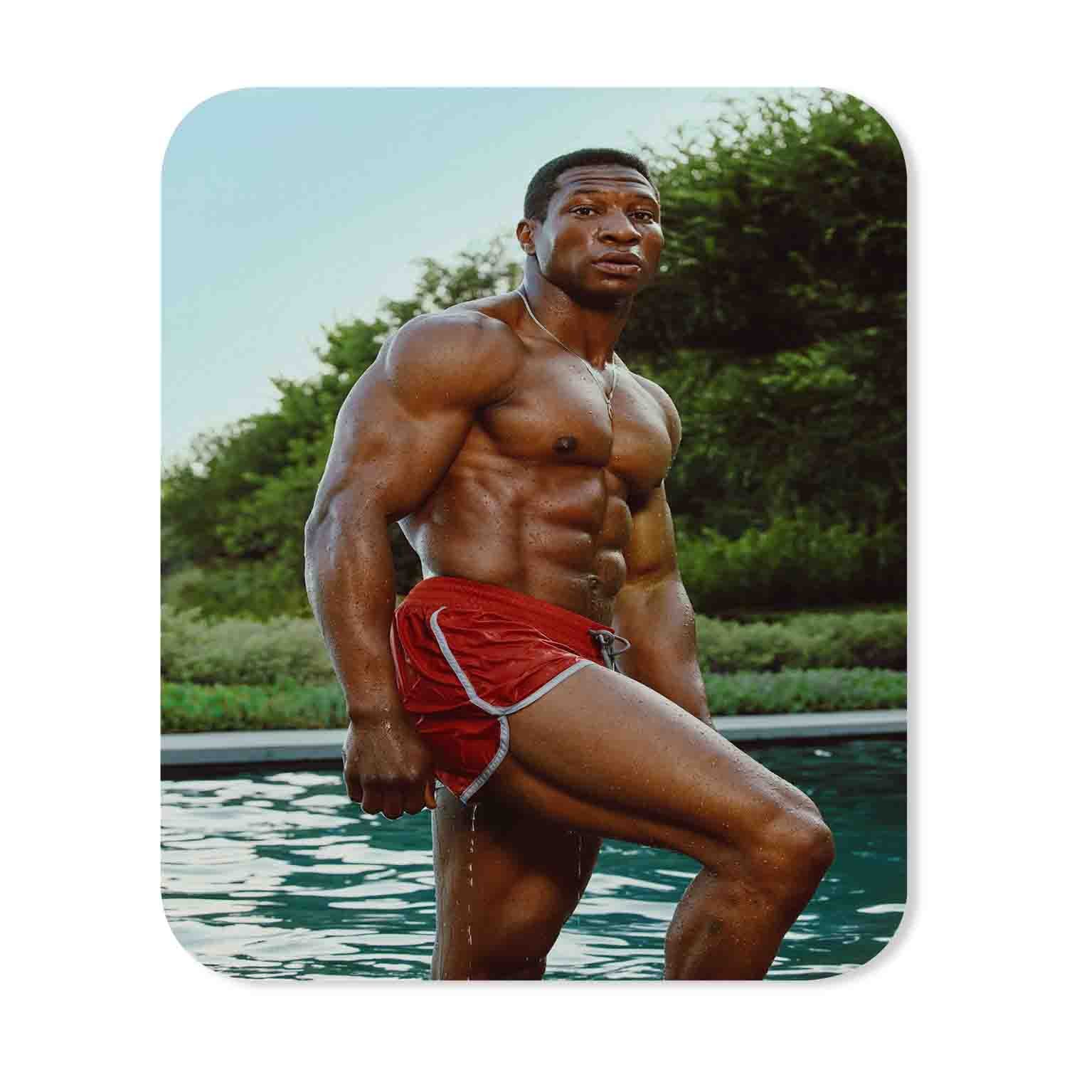 Blackdop Jonathan Majors Mouse Pad