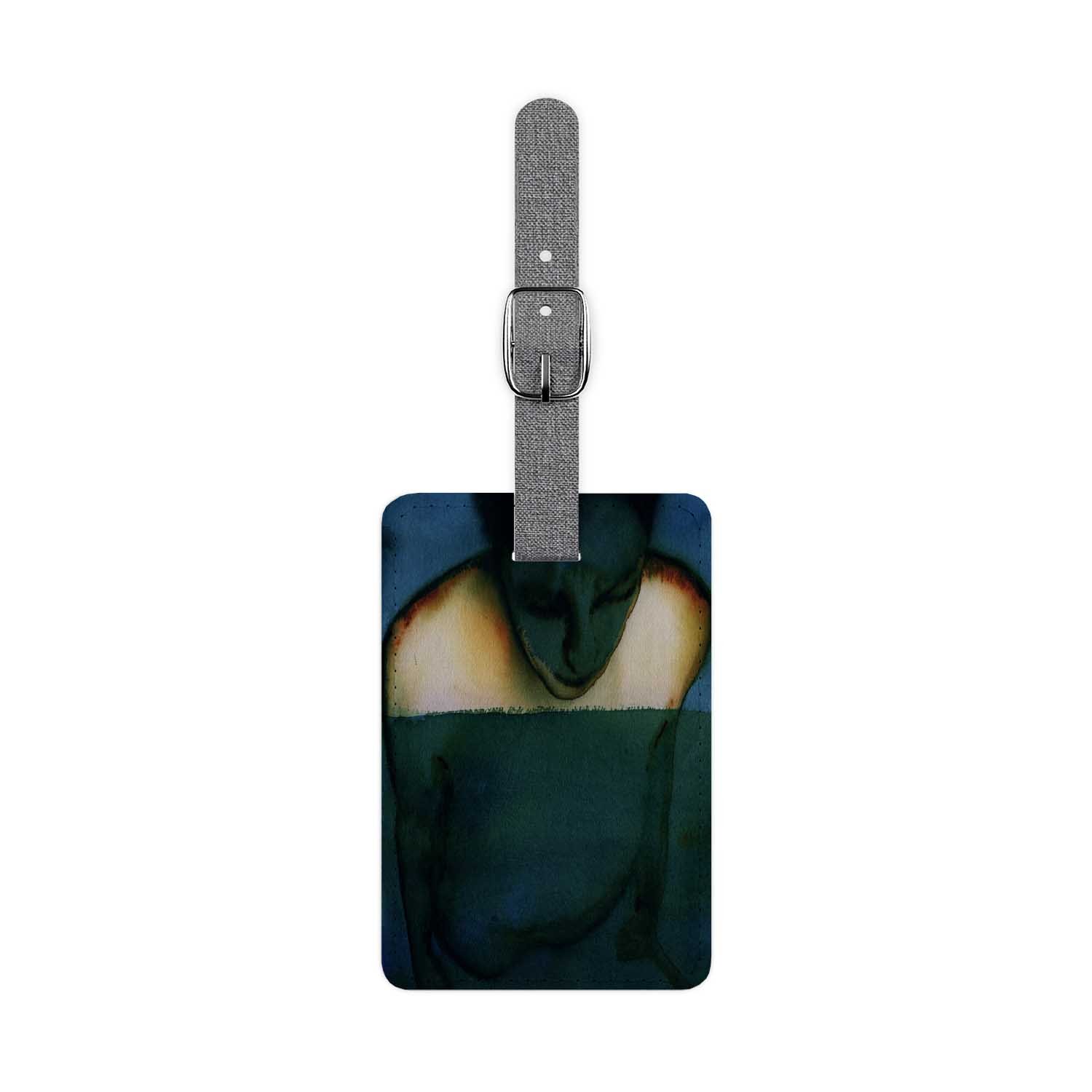 Blackdop Just Mustard Heart Under Luggage Tag