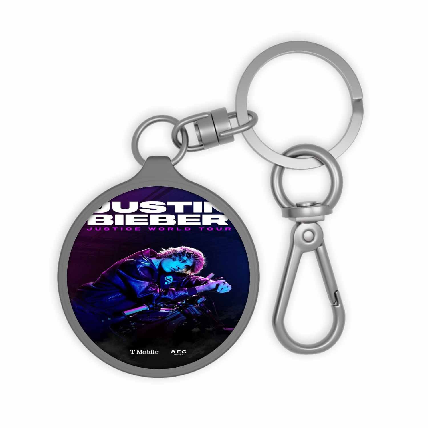 Blackdop Justin Bieber Justice World Tour 2022 Keyring Tag