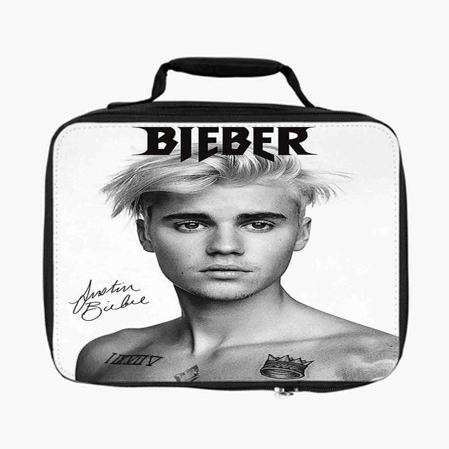 Blackdop Justin Bieber Signed Lunch Bag