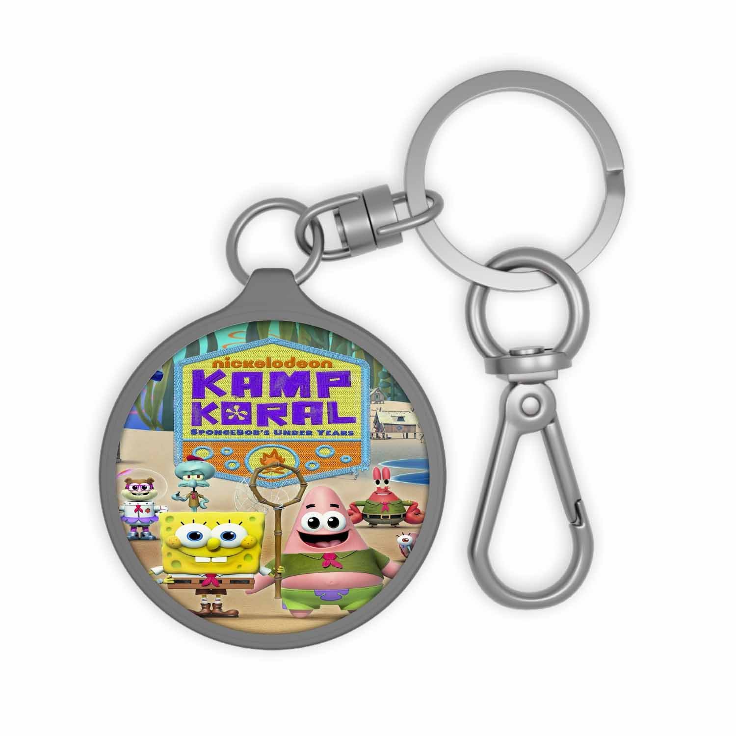 Blackdop Kamp Koral Spongebobs Keyring Tag