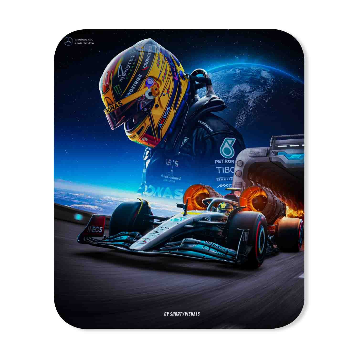 Blackdop Lewis Hamilton F1 Mouse Pad