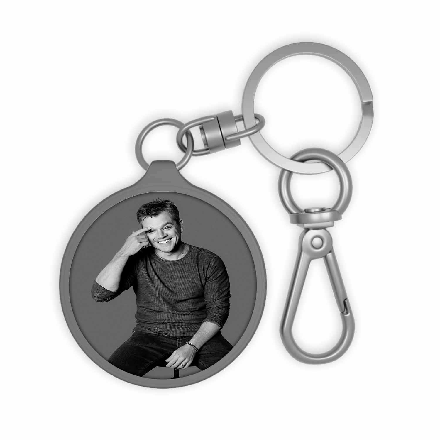 Blackdop Matt Damon Keyring Tag