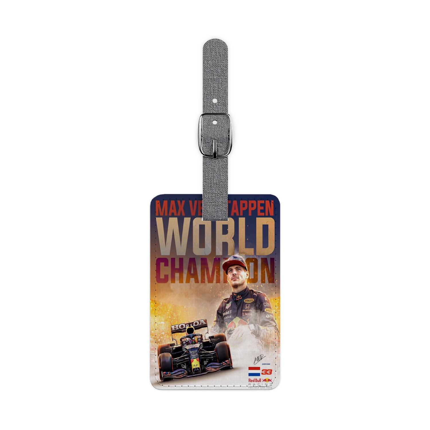 Blackdop Max Verstappen World Champion F1 Luggage Tag