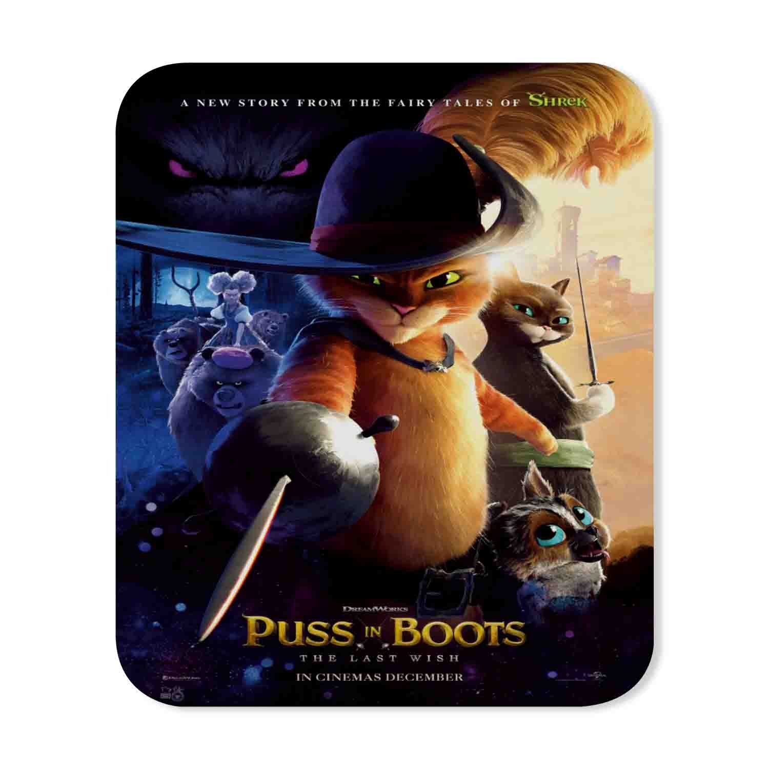 Blackdop Puss in Boots The Last Wish Mouse Pad