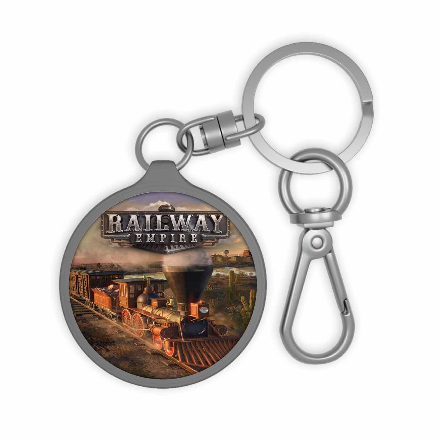 Blackdop Railway Empire Keyring Tag