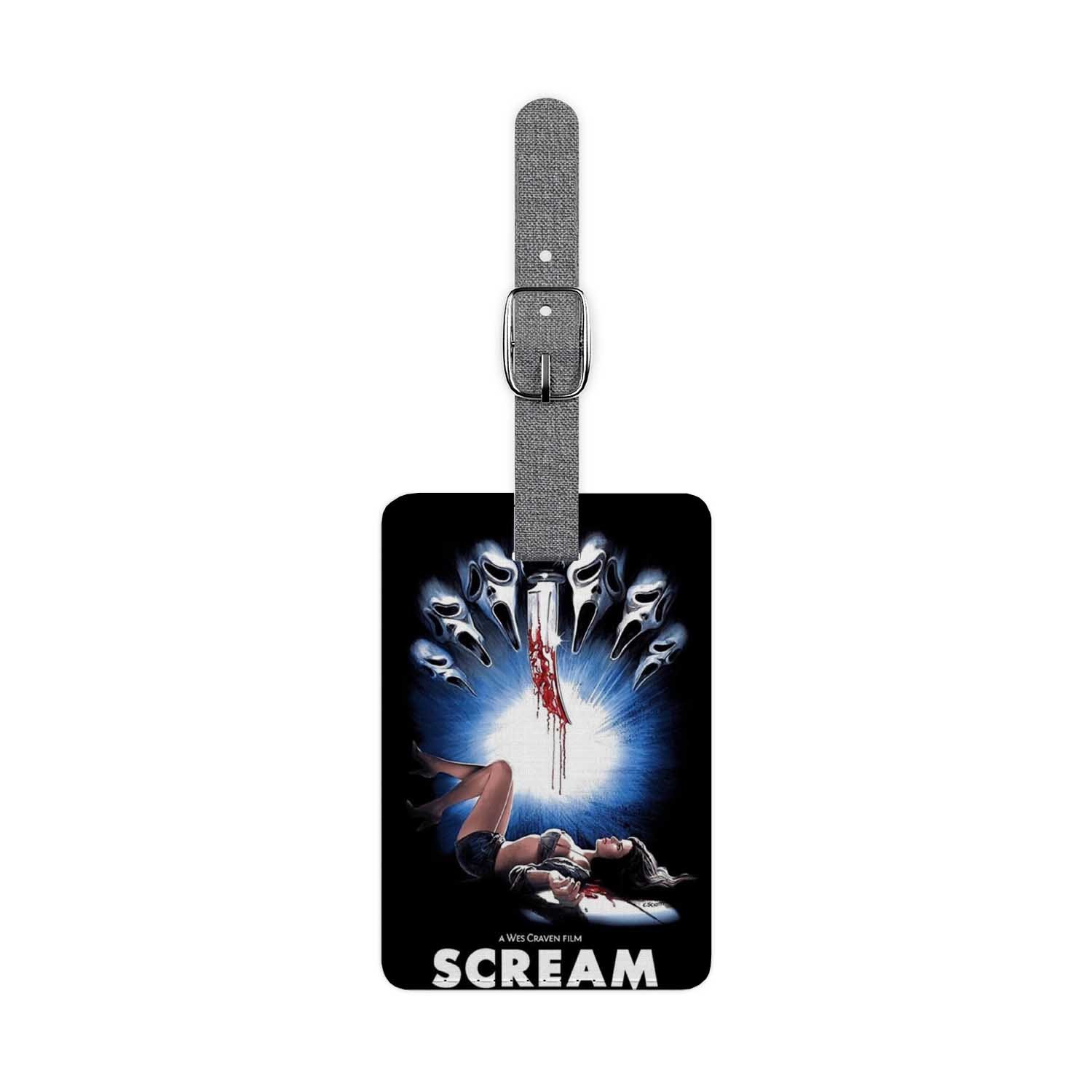 Blackdop Scream Wes Cravens Luggage Tag