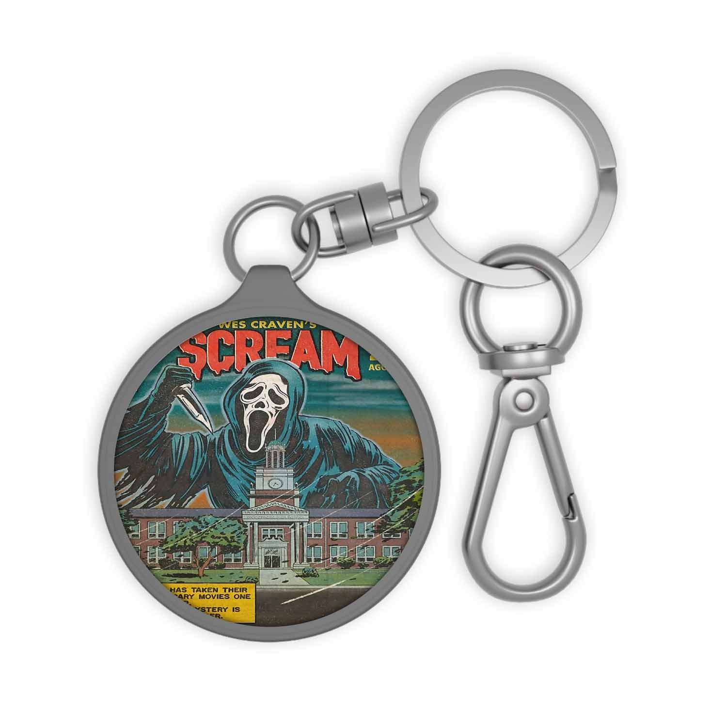 Blackdop Scream Wes Cravens Vintage Keyring Tag