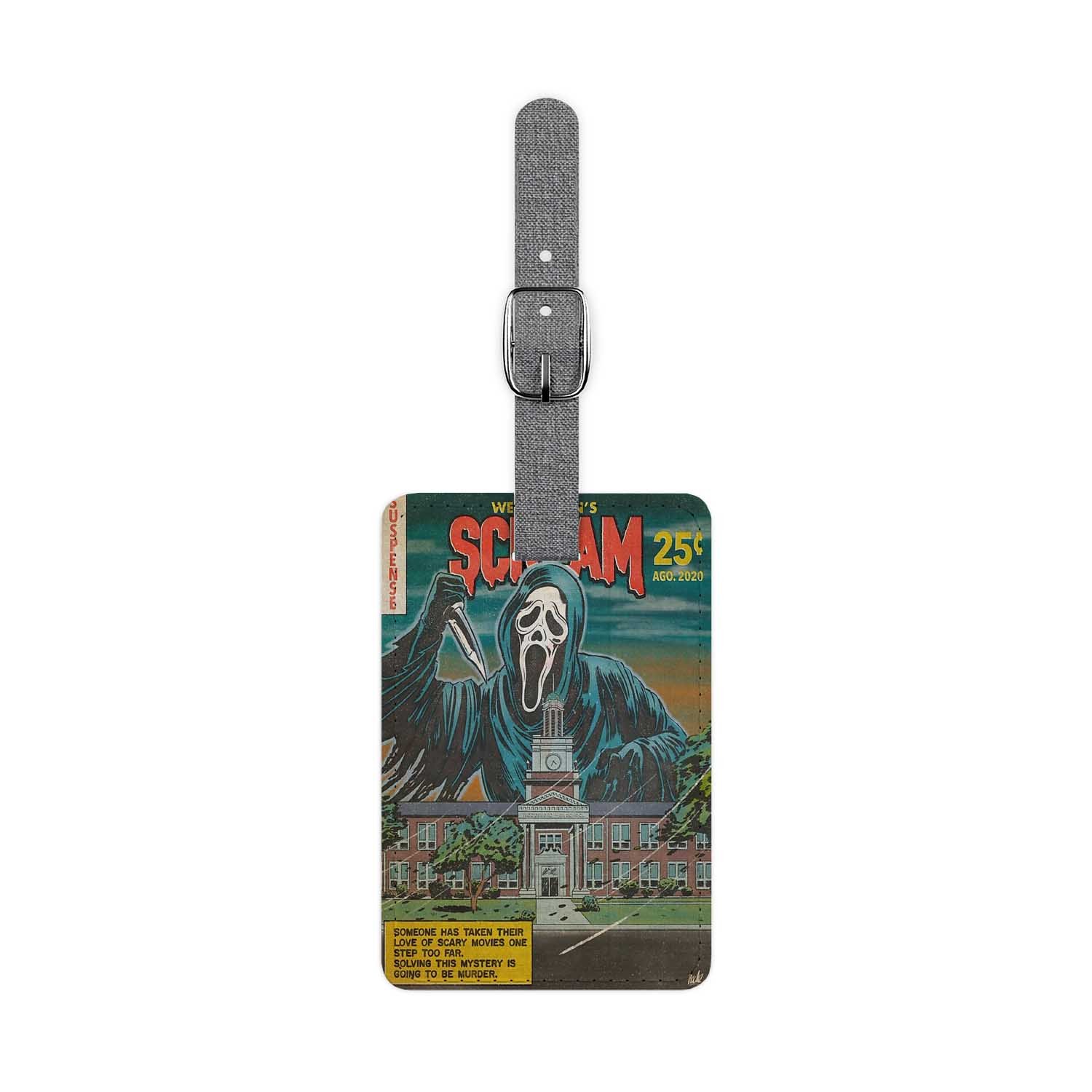 Blackdop Scream Wes Cravens Vintage Luggage Tag