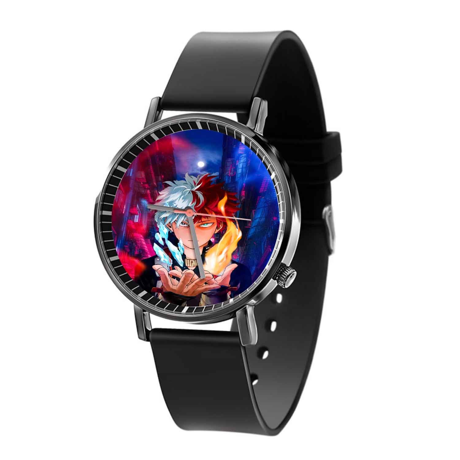 Blackdop Shoto Todoroki My Hero Academia Quartz Watch