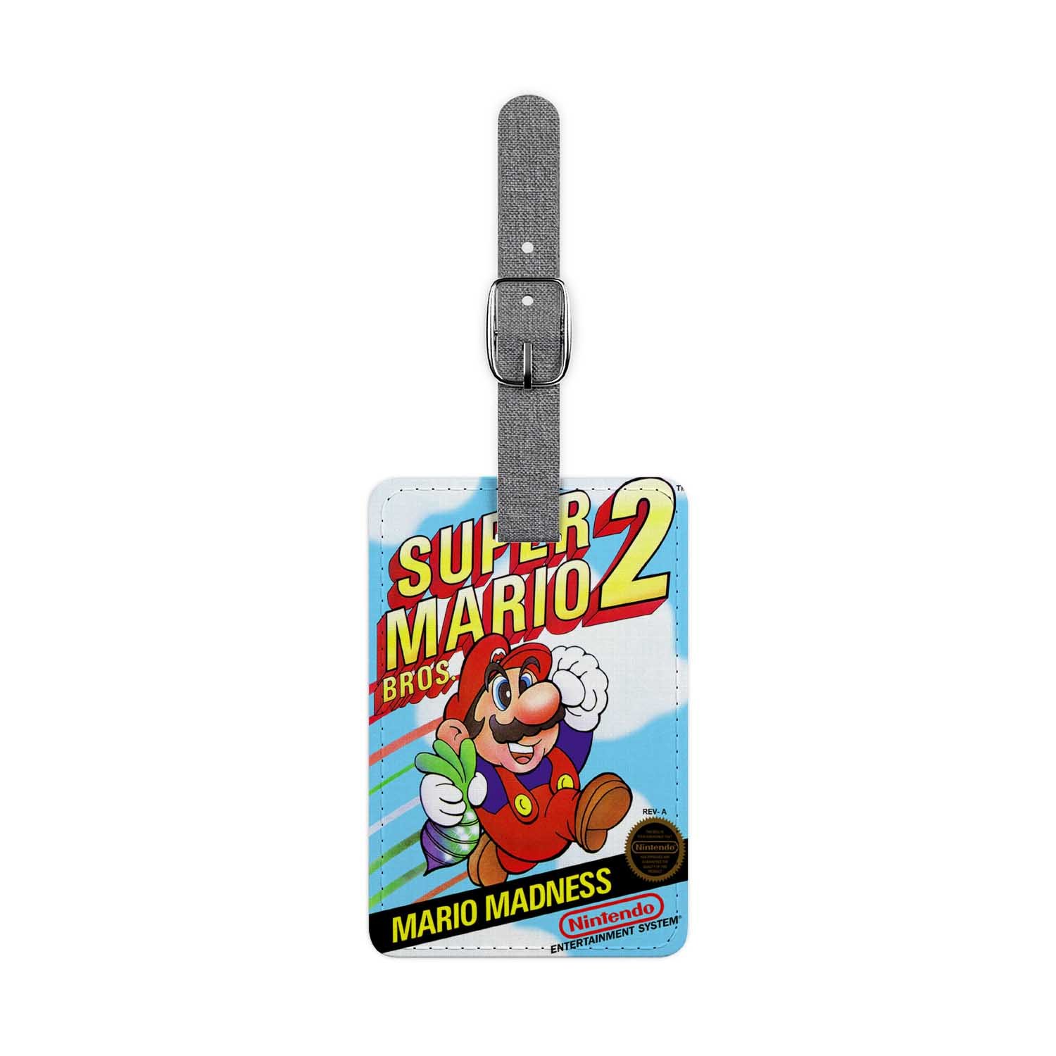 Blackdop Super Mario Bros 2 Nintendo Luggage Tag