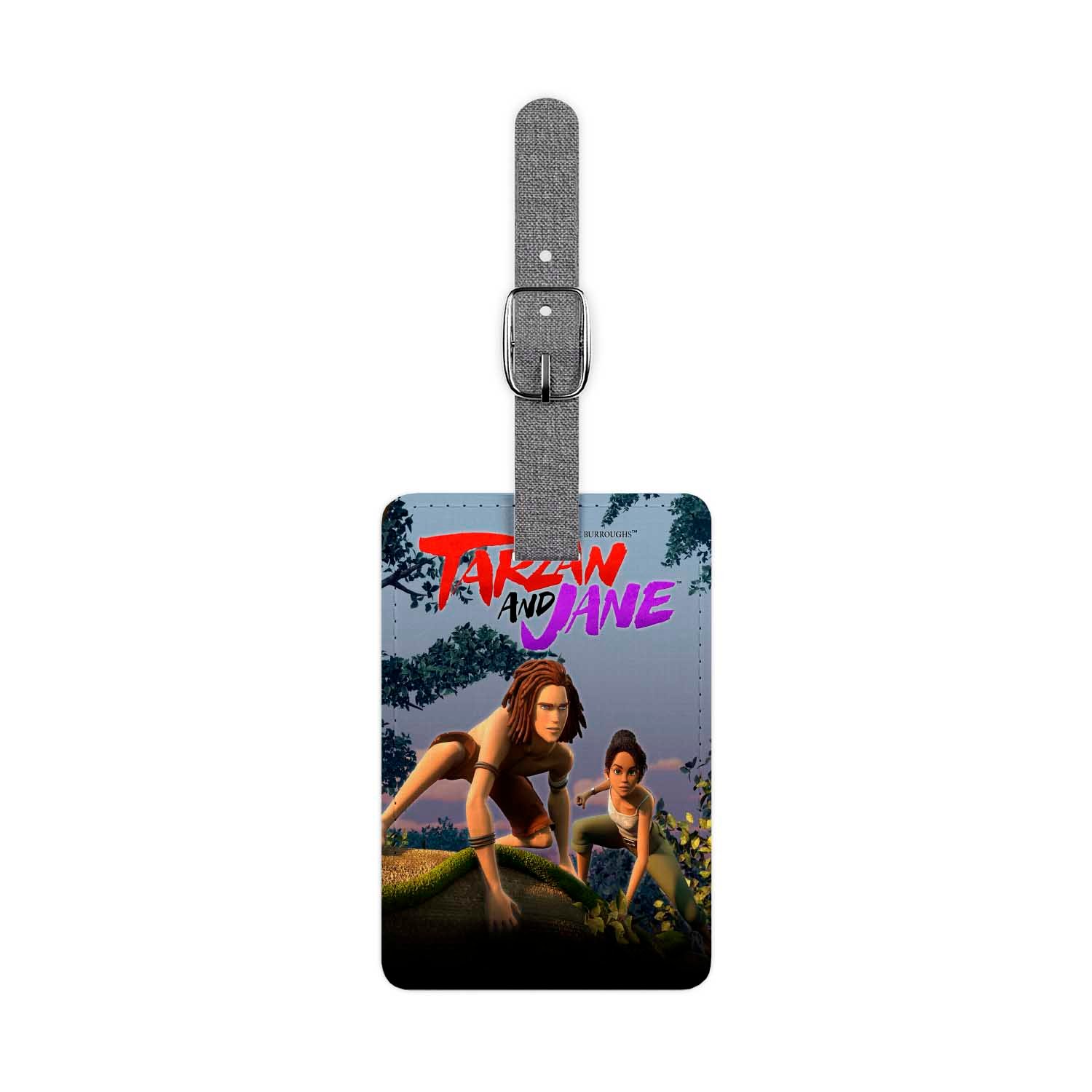 Blackdop Tarzan and Jane Luggage Tag