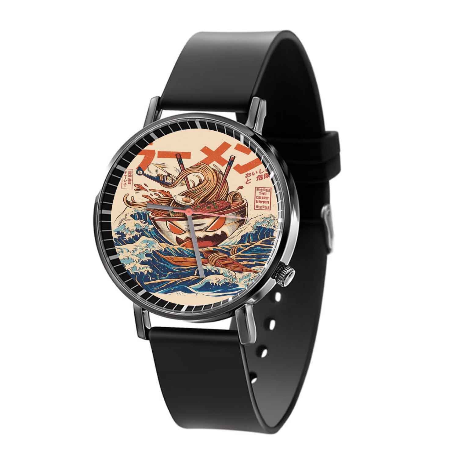 Blackdop The Great Ramen off Kanagawa Quartz Watch