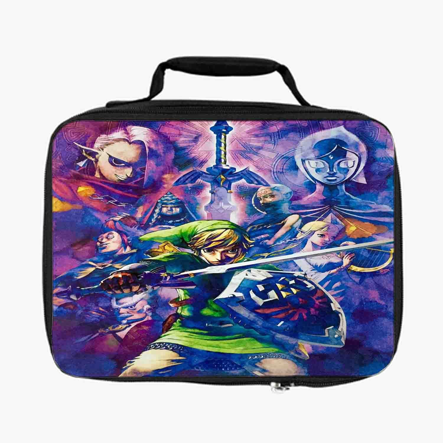 Blackdop The Legend Of Zelda Watercolor Lunch Bag